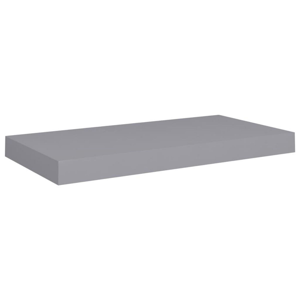 VIDAXL Etagere murale flottante gris 50x23x3,8 cm MDF