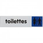 NOVAP Plaque toilettes h/f en plastique