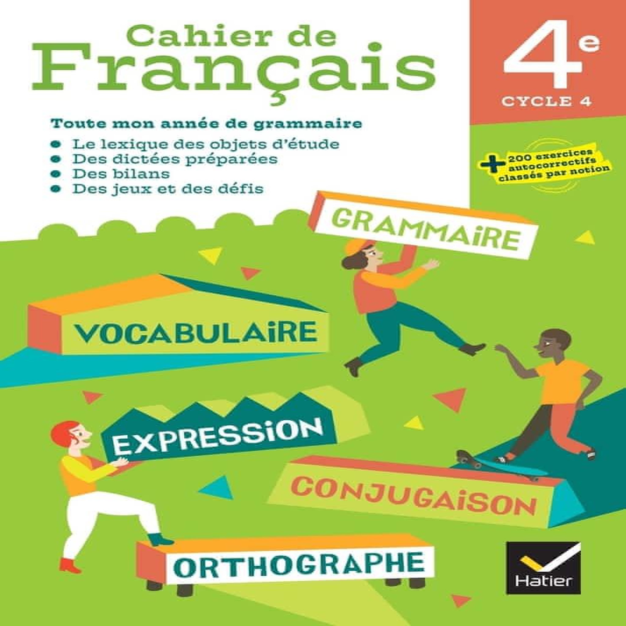 CAHIER DE FRANCAIS 4E, Bellet Lisa