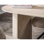 Voir la diapositive 3 : LISA DESIGN Maeva - table à manger - bois effet travertin - 6 personnes