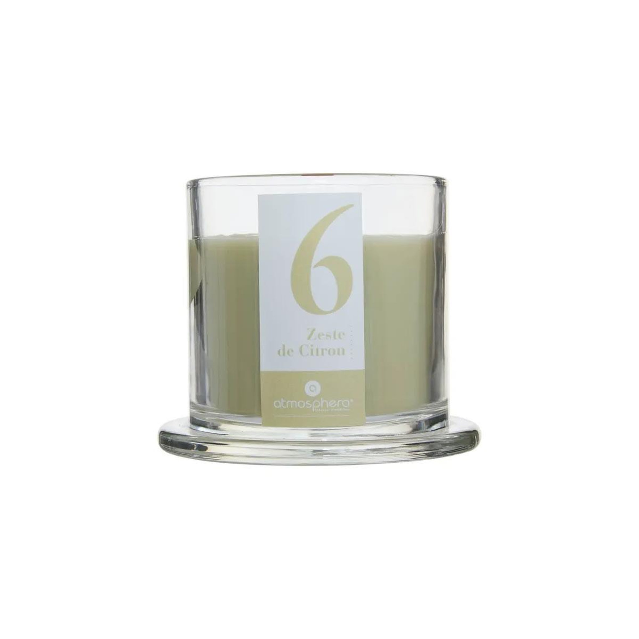 Voir la diapositive 3 : ATMOSPHERA Bougie parfumée en verre  numia  240g zeste de citron