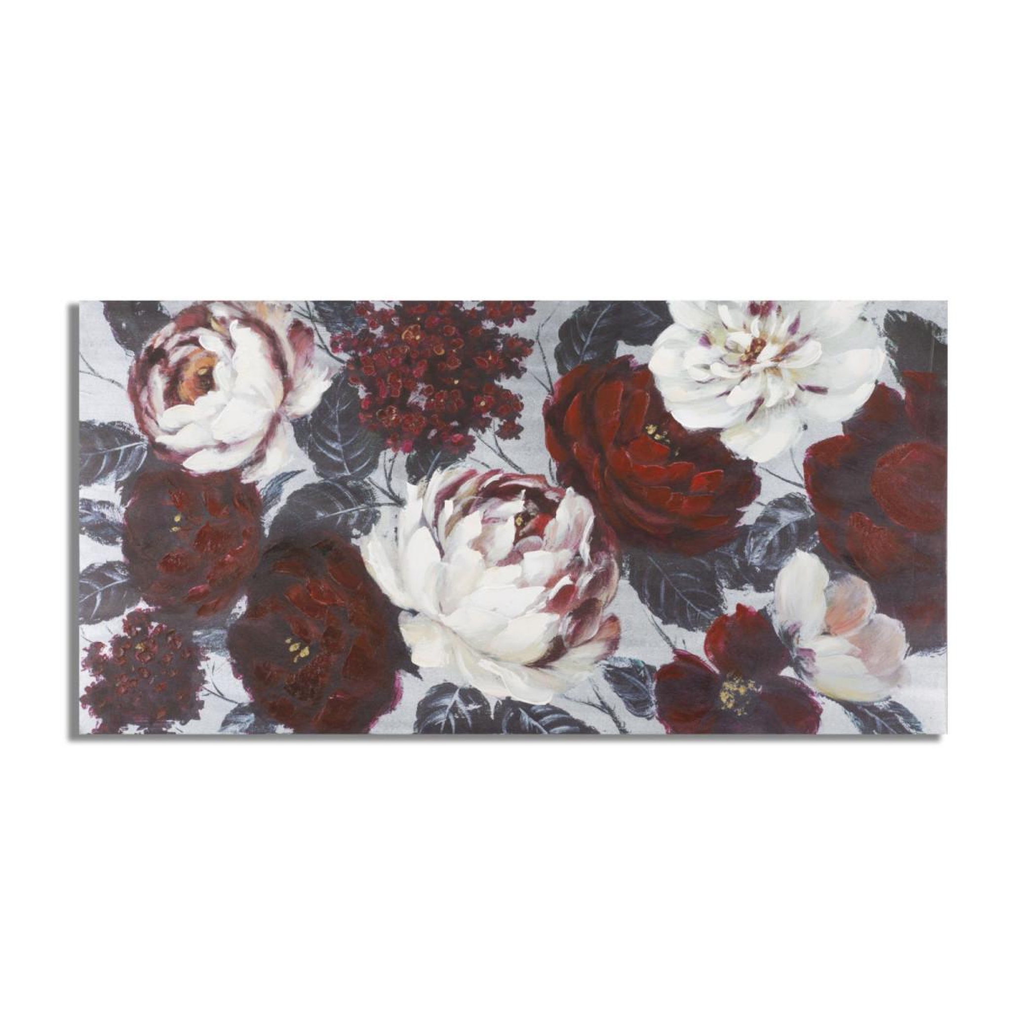 Paris Prix Toile peinture déco  flower  60x120cm multicolore