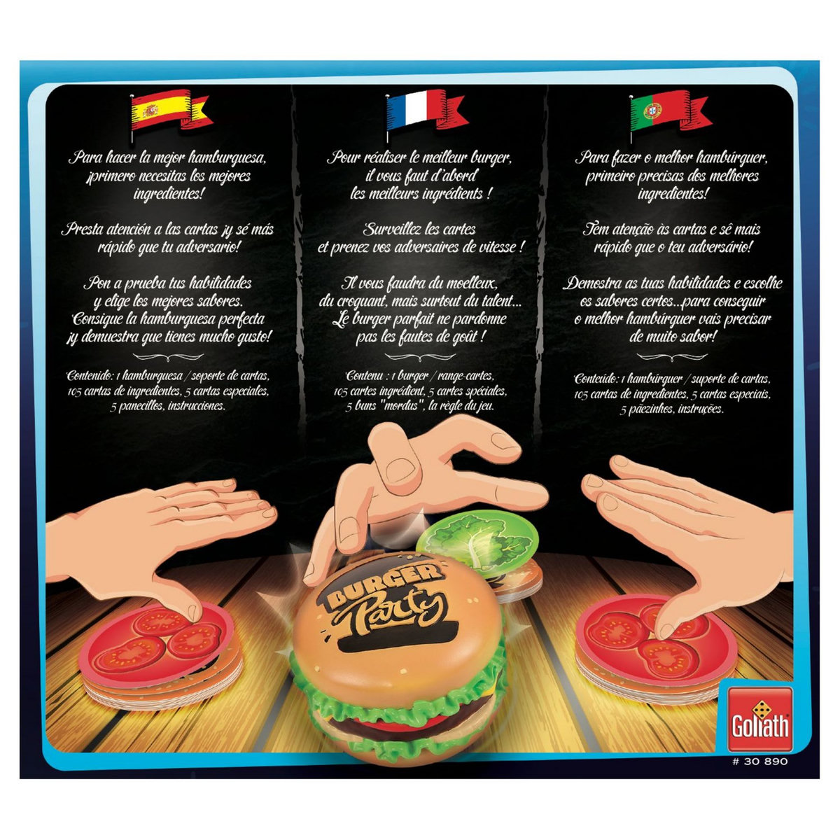 GOLIATH Jeu Burger Party