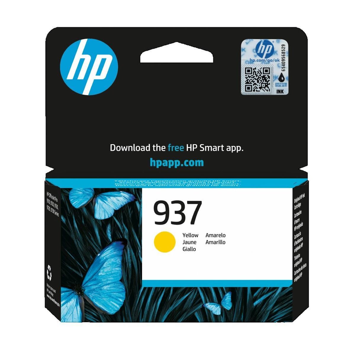 HP Cartouche d'encre HP 937 Jaune Originale