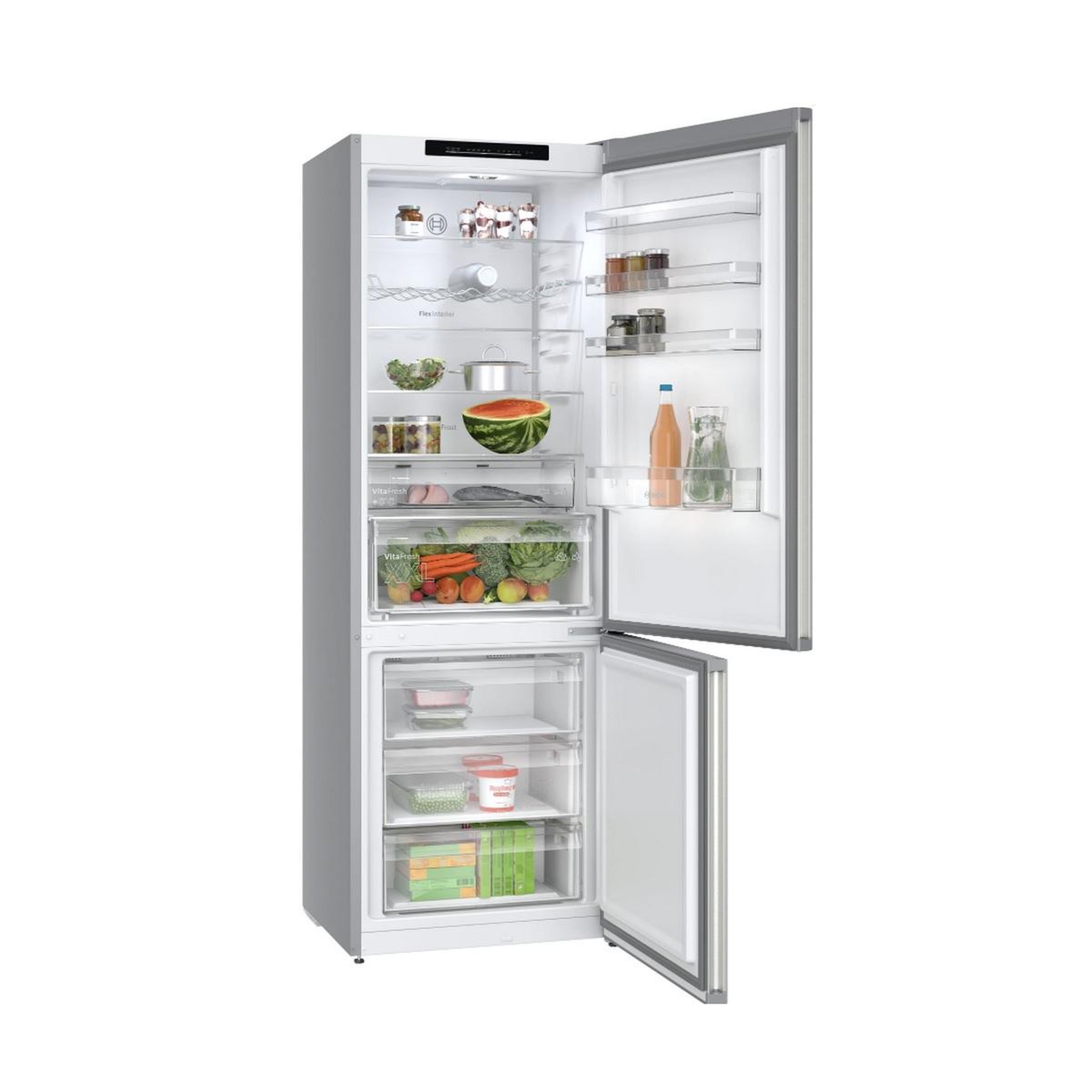Voir la diapositive 3 : BOSCH Réfrigérateur combiné 70cm 440l nofrost - KGN492IAF