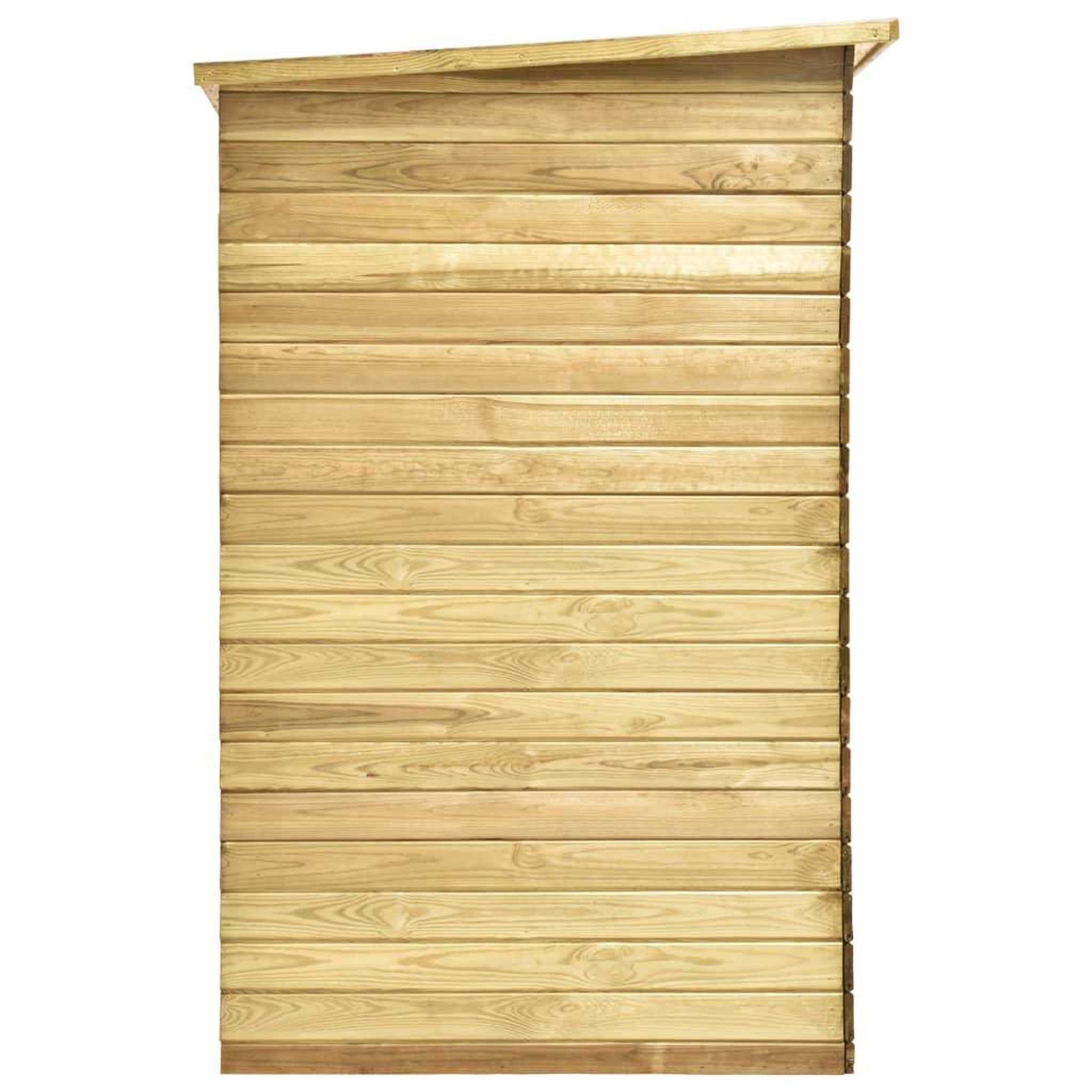 Voir la diapositive 5 : VIDAXL Abri a velo de jardin 232x110x170 cm Bois de pin impregne