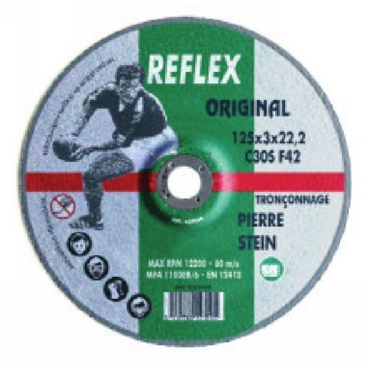 OUTIFRANCE Disque à tronçonner pour métaux à moyeu plat Ø 350 mm