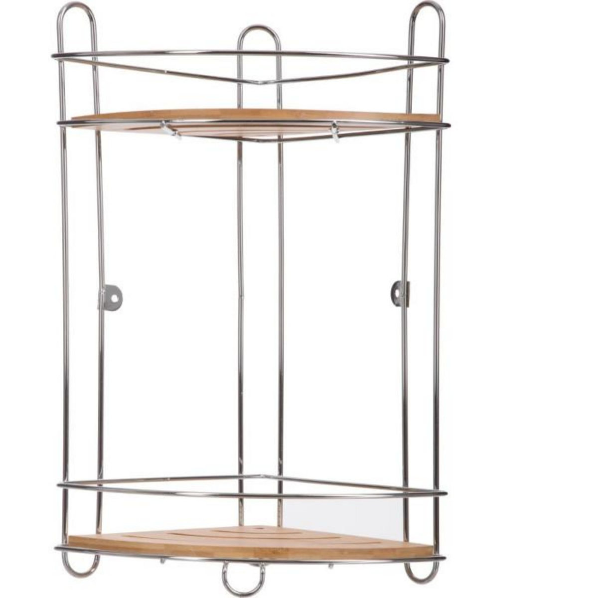 FIVE Etagère de douche en bambou Venterra - L. 27 x H. 40 cm - Marron