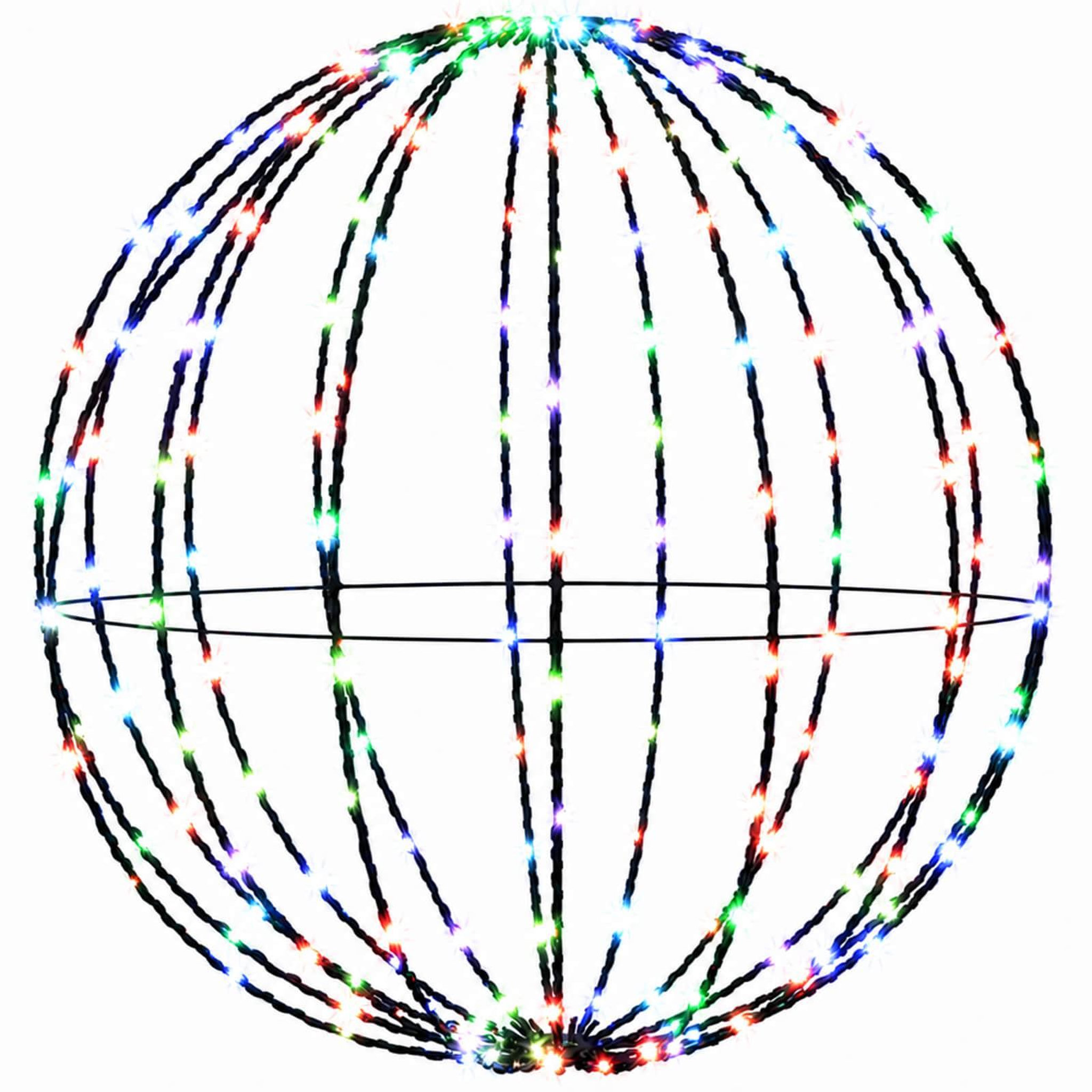 Voir la diapositive 5 : VIDAXL Fleuron lumineux de Noël 2 pc 384 LED RGB Diametre 60 x 63 cm
