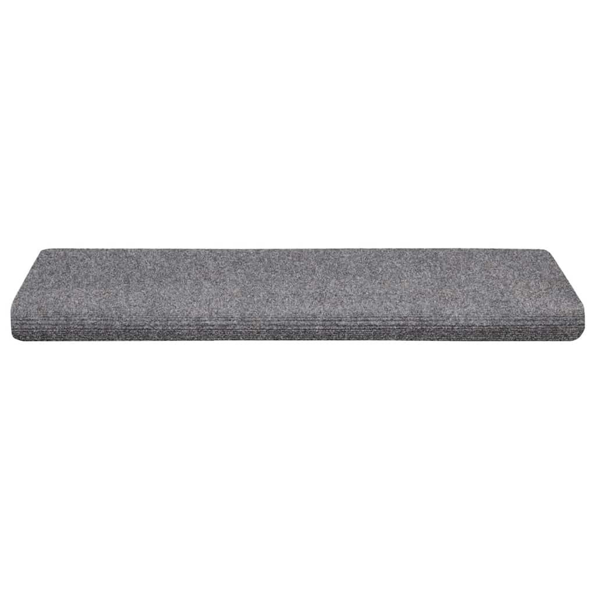Voir la diapositive 3 : VIDAXL Tapis d'escalier auto-adhesifs 30 pcs gris clair 65x21x4 cm