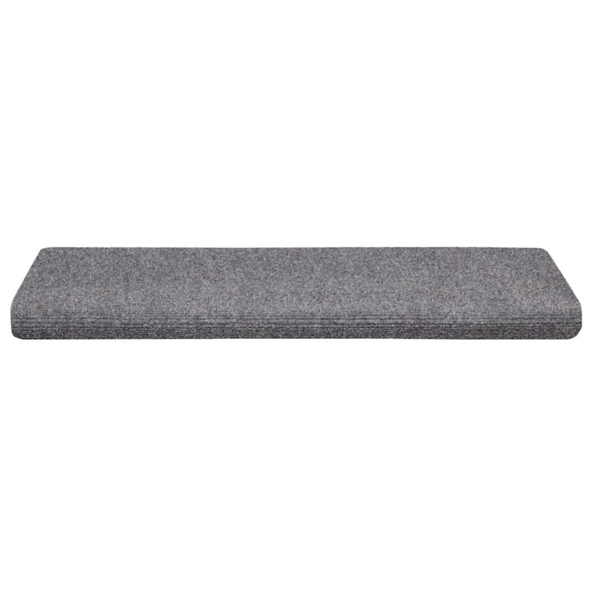 VIDAXL Tapis d'escalier auto-adhesifs 30 pcs gris clair 65x21x4 cm