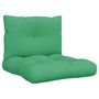 Voir la diapositive 2 : VIDAXL Coussins de palette lot de 2 vert tissu