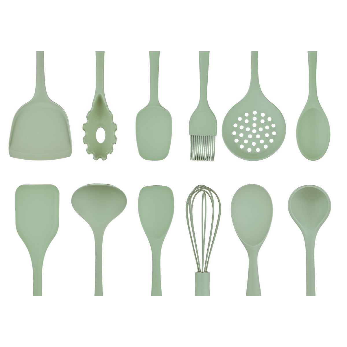 BJORN Set d'ustensiles de cuisine en silicone IVAR - 15 pièces