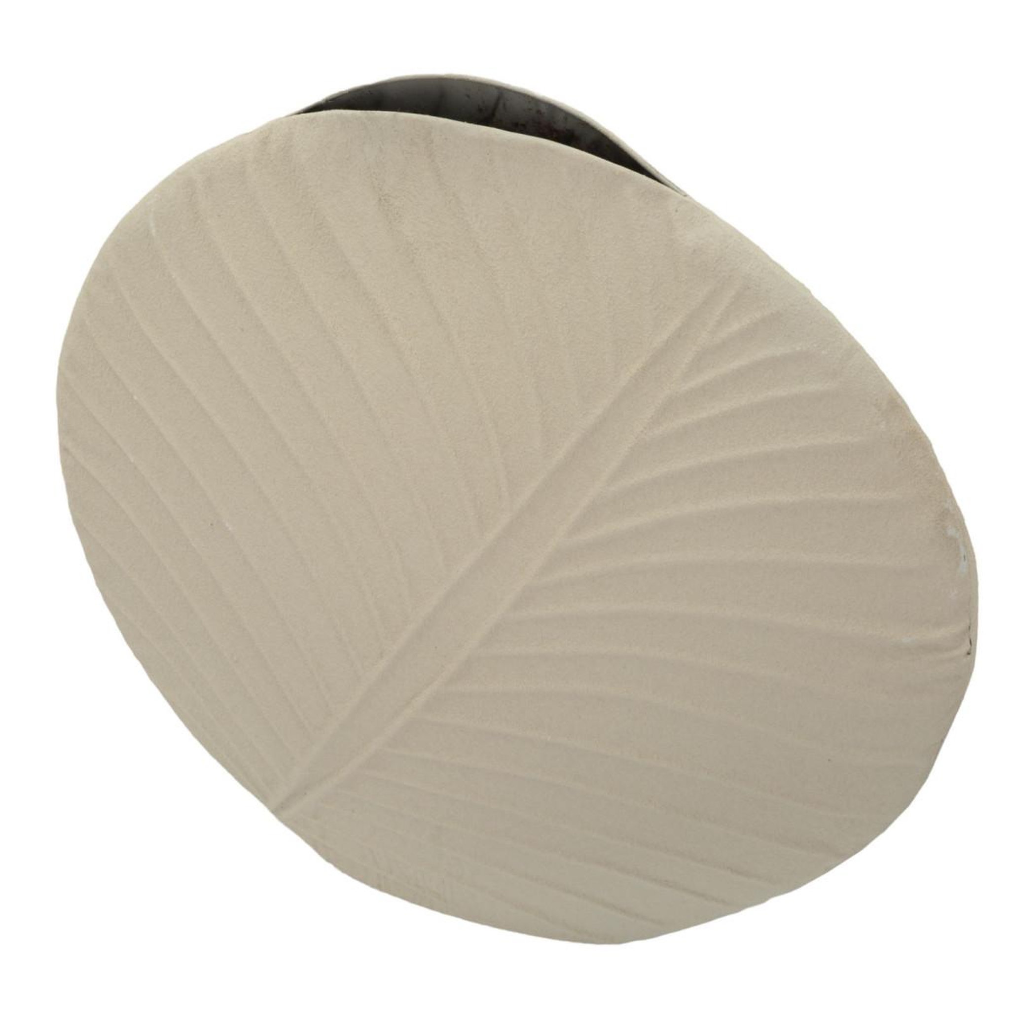 Voir la diapositive 3 : Paris Prix Vase rond design  dune  41cm crème