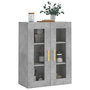 Voir la diapositive 4 : VIDAXL Armoire murale gris beton 69,5x34x90 cm