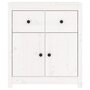 Voir la diapositive 5 : VIDAXL Buffet blanc 70x35x80 cm bois massif de pin