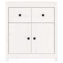 Voir la diapositive 5 : VIDAXL Buffet blanc 70x35x80 cm bois massif de pin