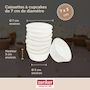 Voir la diapositive 3 : ZENKER Ensemble comprenant 100 moules à muffin en papier, 1 spatule  Zenker, 2 bols à mixer en inox Fackelmann