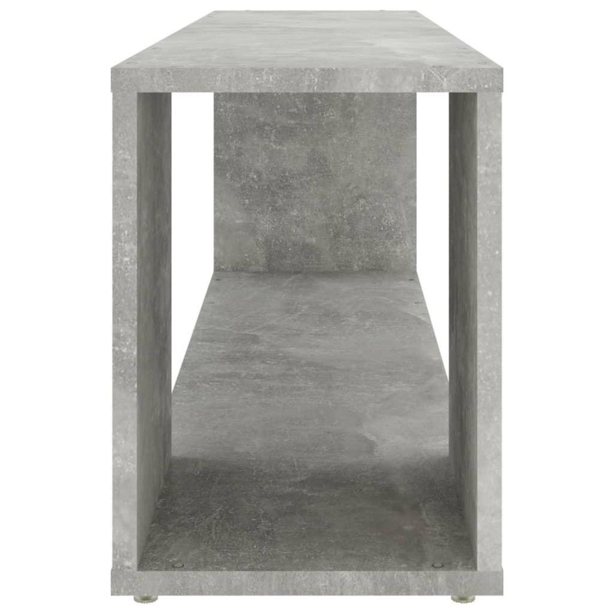 VIDAXL Meuble TV Gris beton 100x24x32 cm Bois d'ingenierie