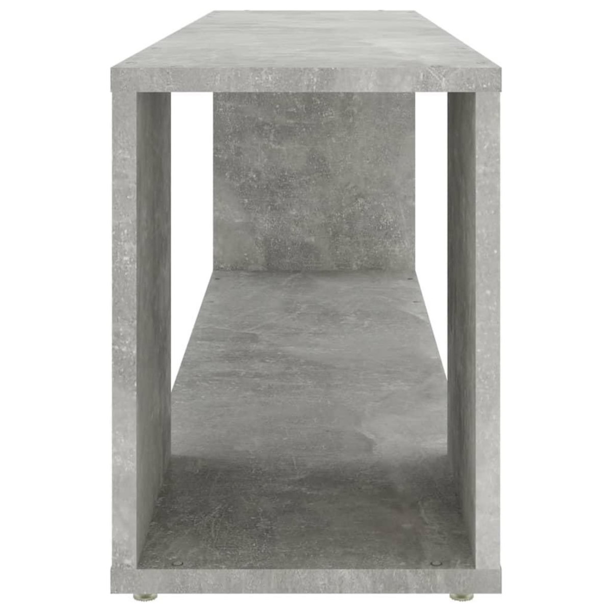 VIDAXL Meuble TV Gris beton 100x24x32 cm Bois d'ingenierie