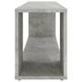 Voir la diapositive 4 : VIDAXL Meuble TV Gris beton 100x24x32 cm Bois d'ingenierie