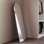 Voir la diapositive 2 : SWEEEK Miroir sur pied en aluminium 60 x 165 x 2.8 cm noir - Justin