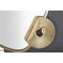 Voir la diapositive 2 : Paris Prix Miroir Mural Design  Art  80cm Gris & Or