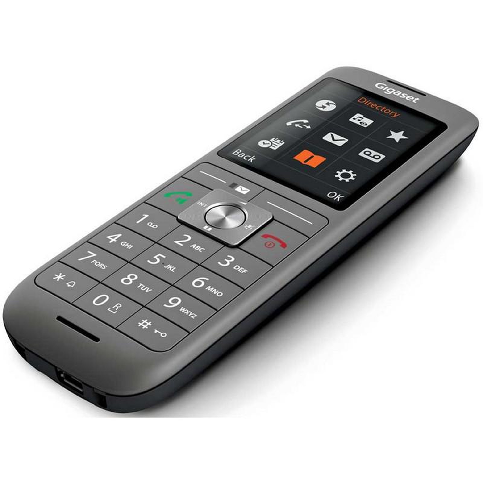 Voir la diapositive 2 : GIGASET Téléphone sans fil duo dect anthracite avec répondeur - gigacl660aduo