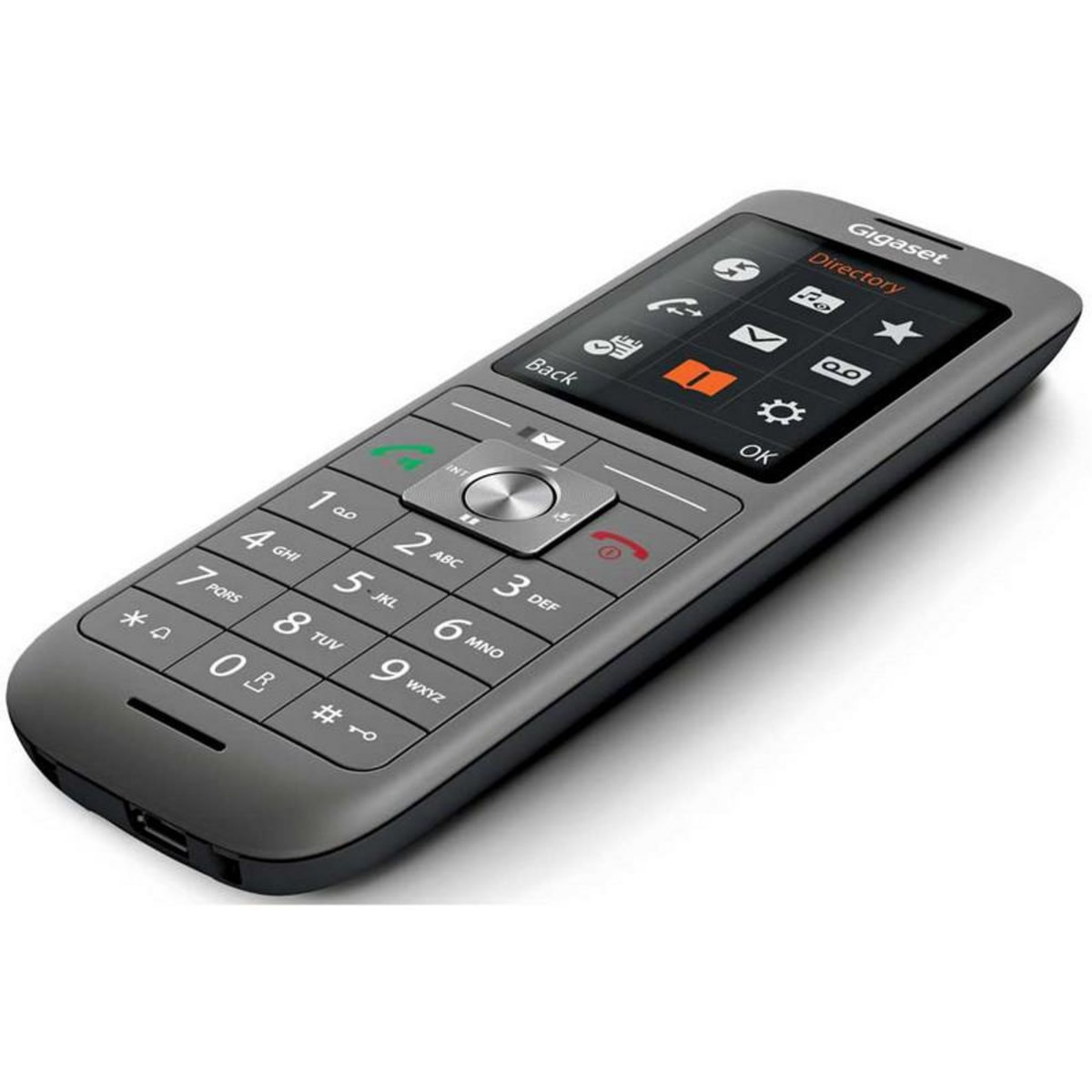GIGASET Téléphone sans fil duo dect anthracite avec répondeur - gigacl660aduo
