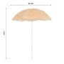 Voir la diapositive 3 : OUTSUNNY Parasol de plage jardin design hawai 160 cm raphia artificiel beige