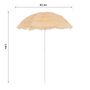 Voir la diapositive 3 : OUTSUNNY Parasol de plage jardin design hawai 160 cm raphia artificiel beige
