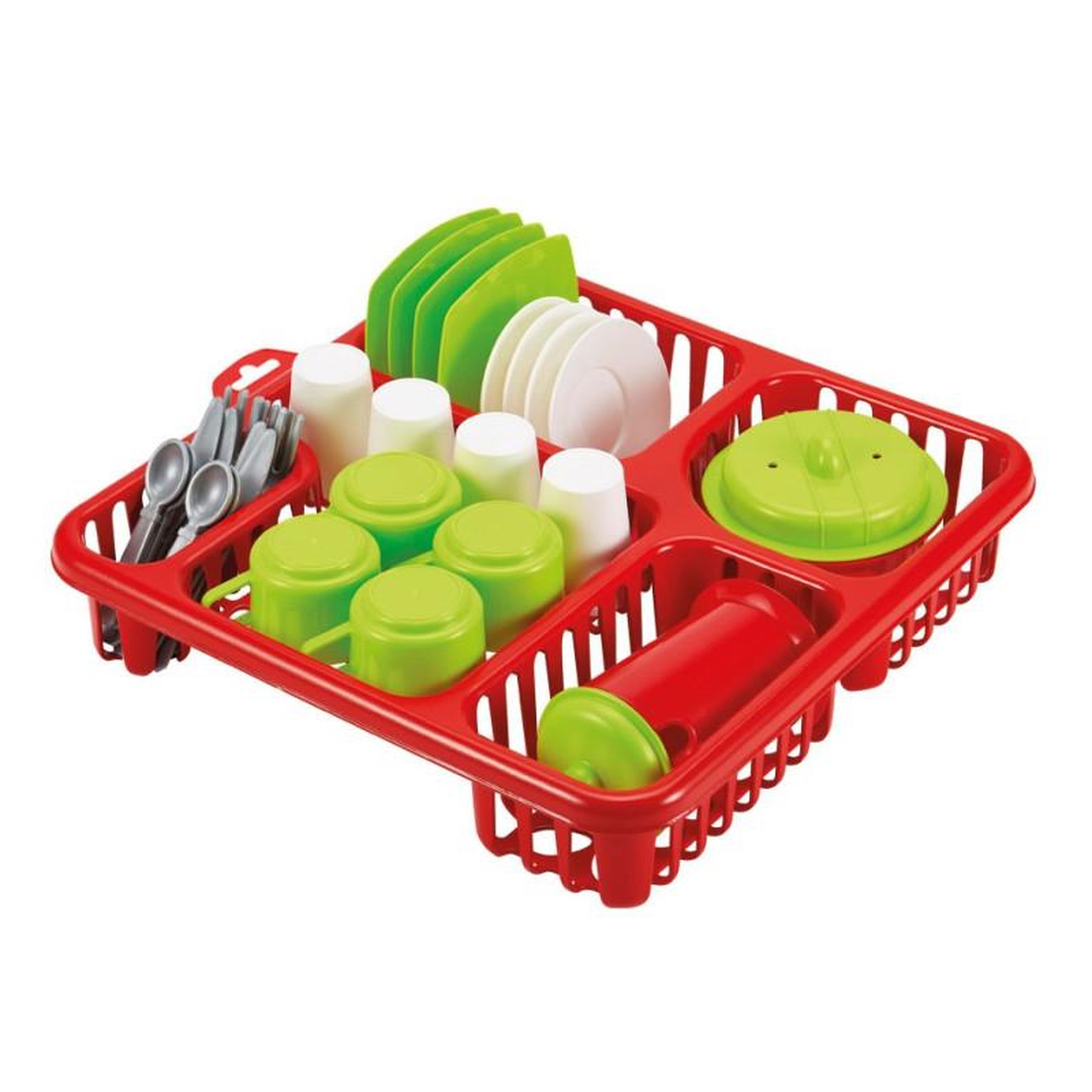 Ecoiffier Ecoiffier - Egouttoir carré garni 30 cm