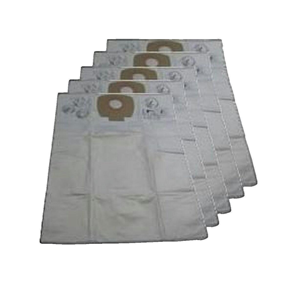 MAKITA Sacs filtrants Makita-accessoires Lot de 5 pour aspirateurs Marron