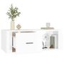 Voir la diapositive 5 : VIDAXL Table basse Blanc brillant 100x50,5x35 cm Bois d'ingenierie
