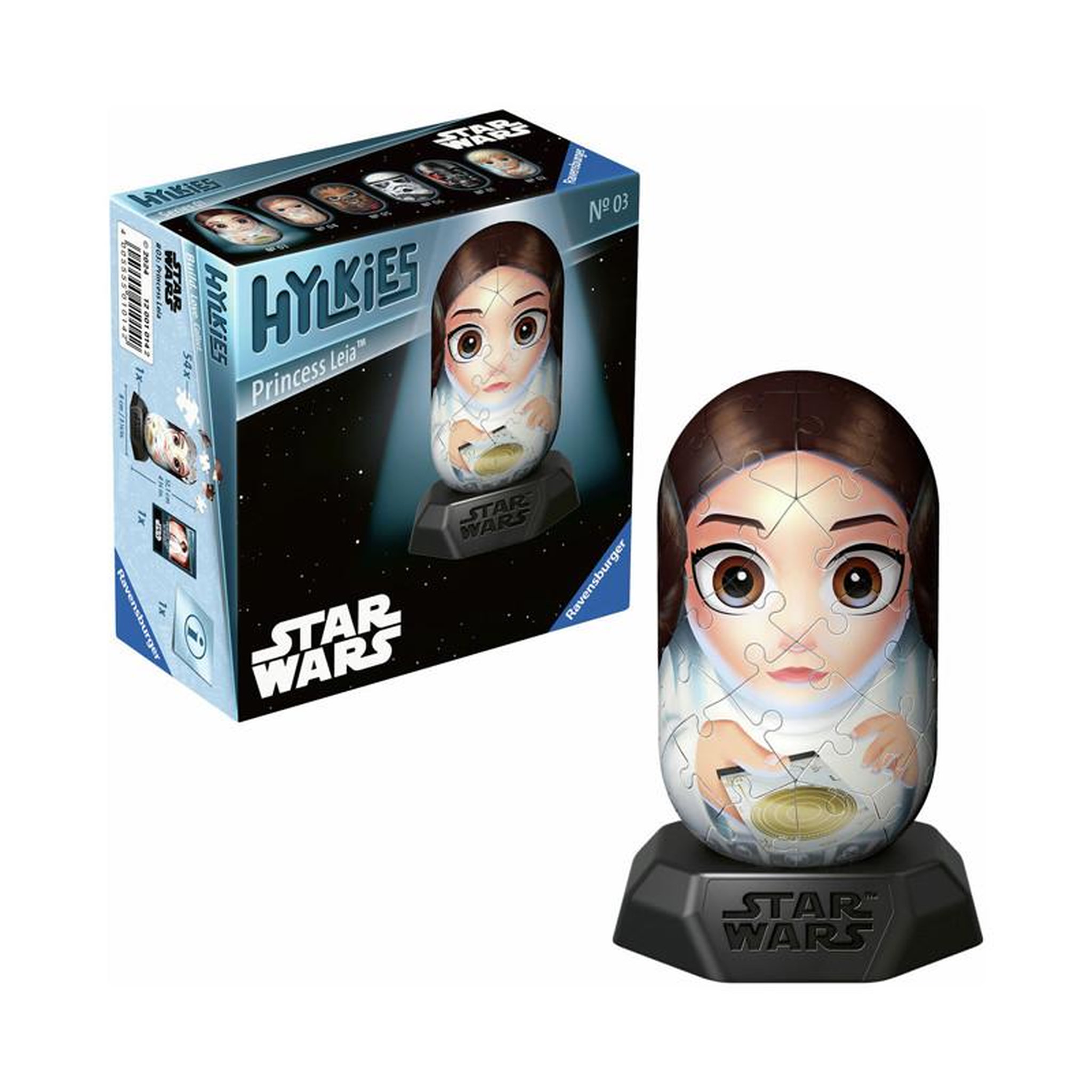 Voir la diapositive 3 : RAVENSBURGER Ravensburger - 3D Puzzle Star Wars Princess Leia, 54 pcs. 12001014 2