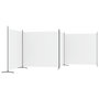 Voir la diapositive 4 : VIDAXL Cloison de separation 4 panneaux Blanc 698x180 cm Tissu