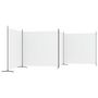 Voir la diapositive 4 : VIDAXL Cloison de separation 4 panneaux Blanc 698x180 cm Tissu