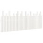 Voir la diapositive 2 : VIDAXL Tete de lit murale Blanc 204x3x80 cm Bois massif de pin