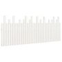Voir la diapositive 2 : VIDAXL Tete de lit murale Blanc 204x3x80 cm Bois massif de pin