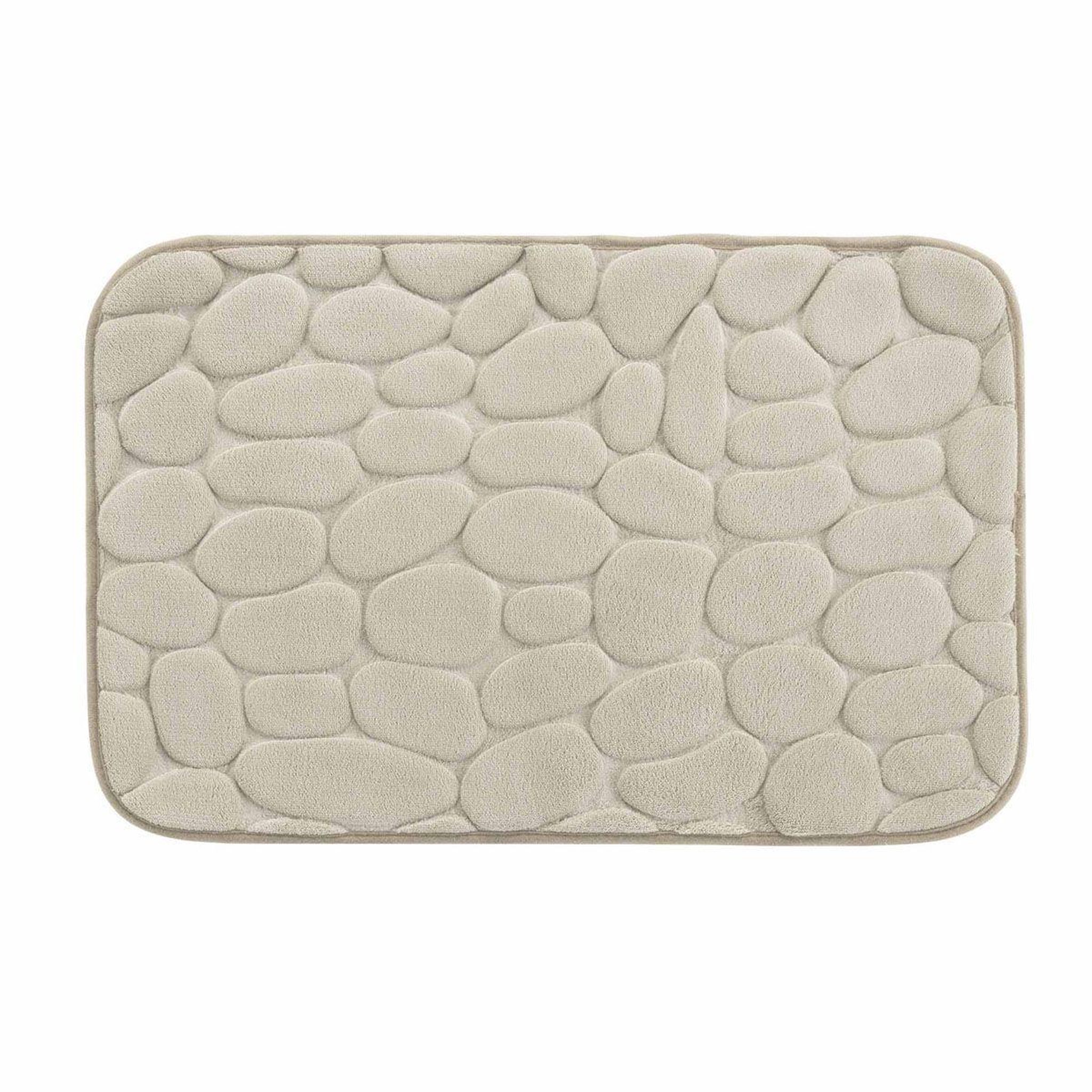 Douceur d'Intérieur Tapis de bain  ricochet  50x80cm taupe