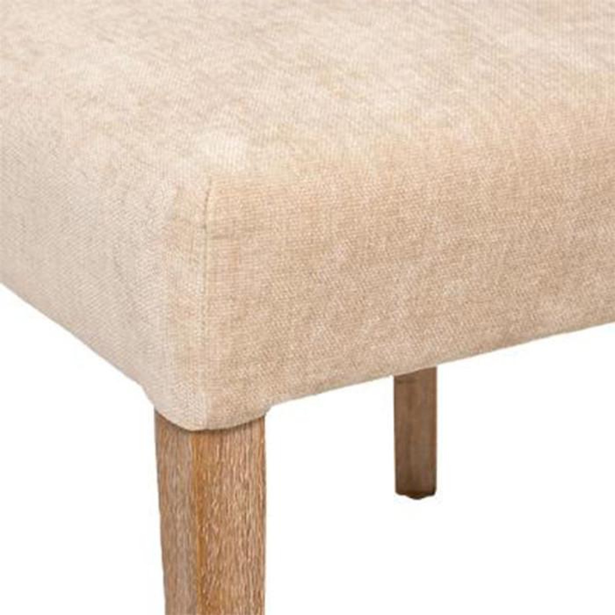 Voir la diapositive 3 : ATMOSPHERA Lot de 2 Chaises Design  Livia  89cm Beige Lin