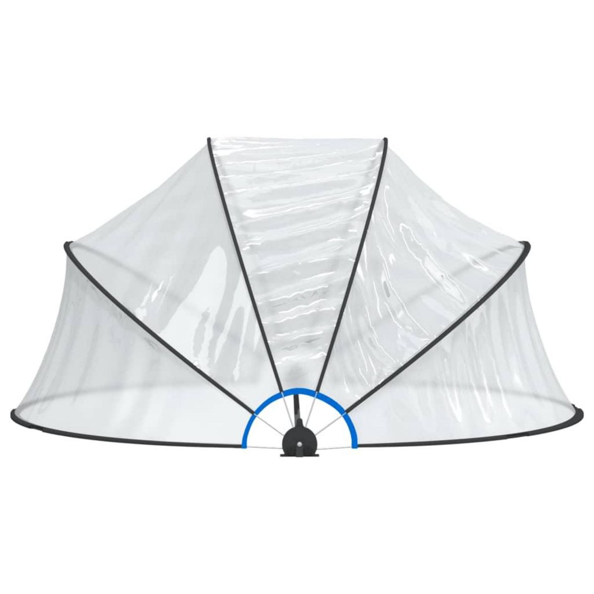 VIDAXL Dome de piscine rond 315x158 cm PVC