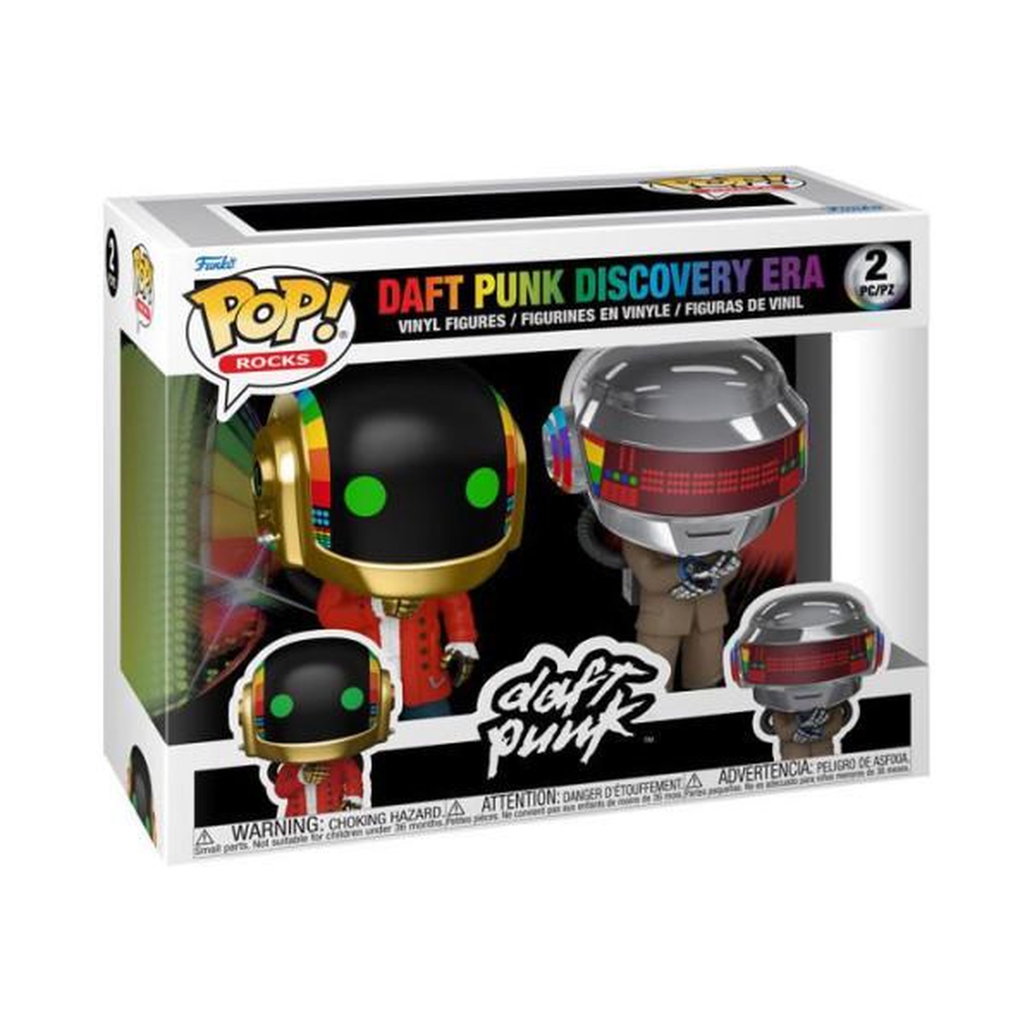 Funko Figurine Funko Pop! - Rocks - Pack 2 figurines a collectionner Daft Punk Discovery Era