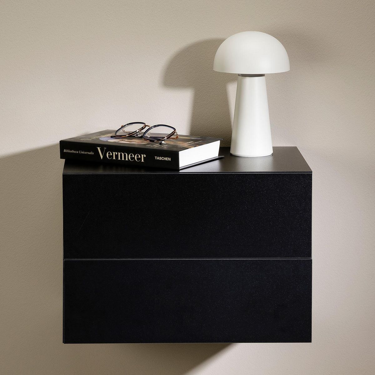 IDIMEX Chevet suspendu FLORENT, en mélaminé