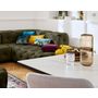 Voir la diapositive 3 : LISA DESIGN Gallata - canapé chesterfield d'angle droit - 5 places - en velours