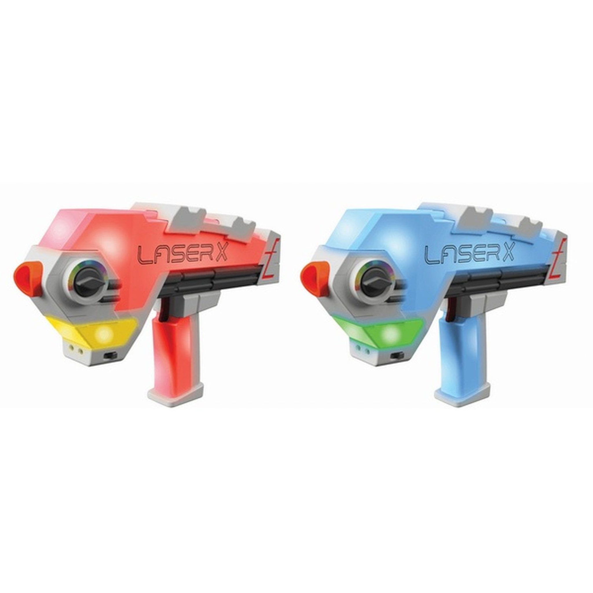 Voir la diapositive 2 : LANSAY Laser X double blaster évolution 
