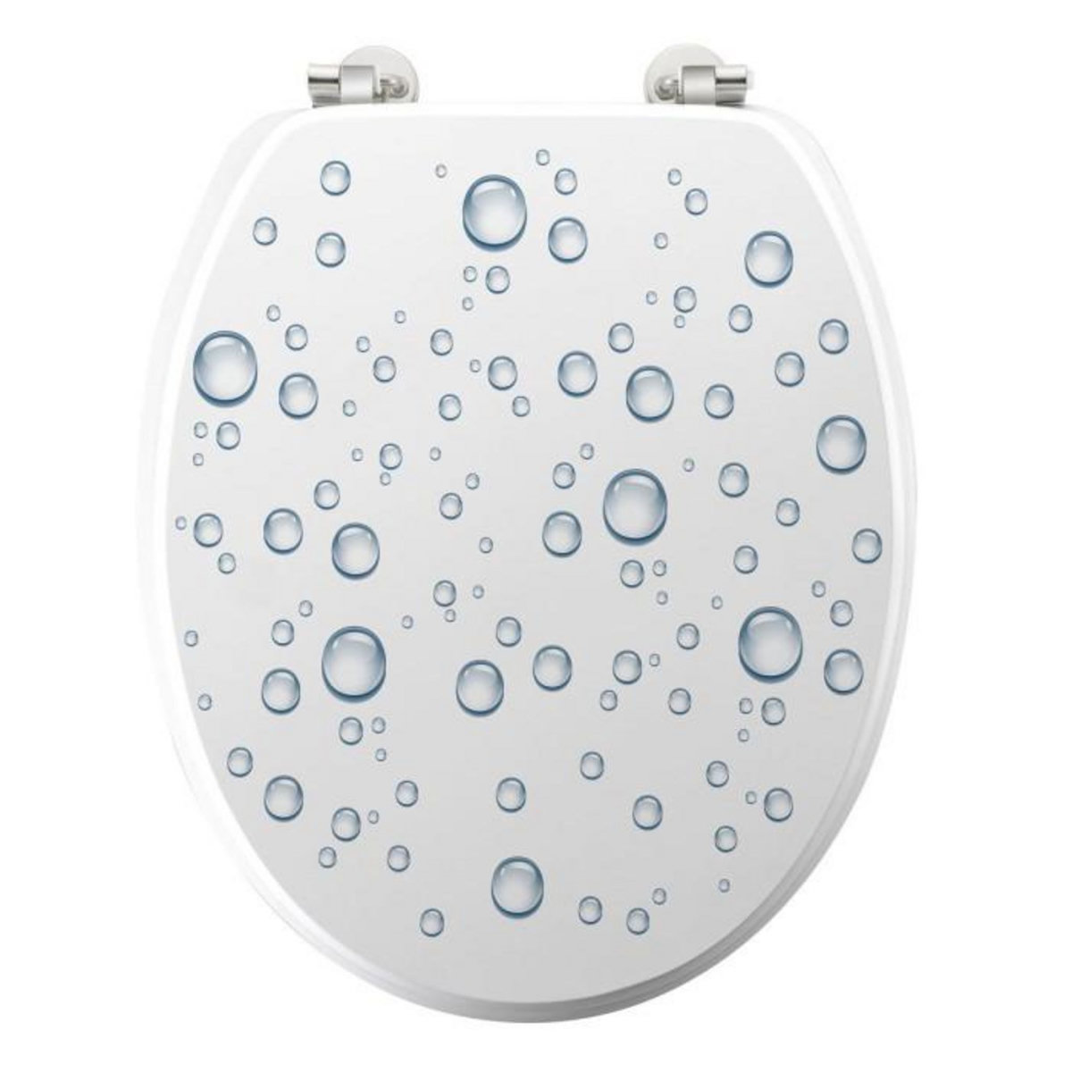 Paris Prix Abattant WC Imprimé  Bubble  46cm Blanc