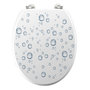 Voir la diapositive 1 : Paris Prix Abattant WC Imprimé  Bubble  46cm Blanc