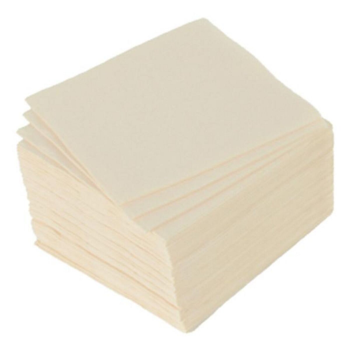 Paris Prix Lot de 40 Serviettes en Papier  Vitamine  25x25cm Crème