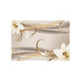 Voir la diapositive 2 : Paris Prix Papier Peint  Lilies & the Gold Spirals